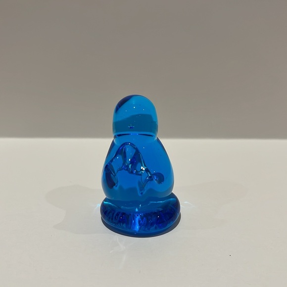 Bluebirds Of Happiness Vintage Glass Figurine Handmade Leo Ward 1991 - Picture 5 of 10